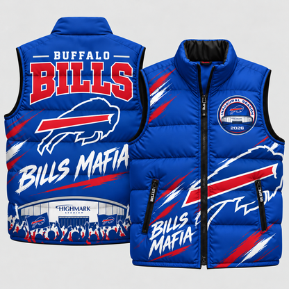 BUF "Mafia" Edition Puffer Vest - Printed V2