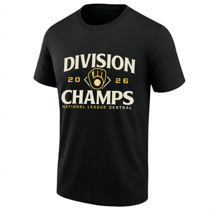 MIL 2026 NL CENTRAL CHAMPS One Side T-Shirt - Printed