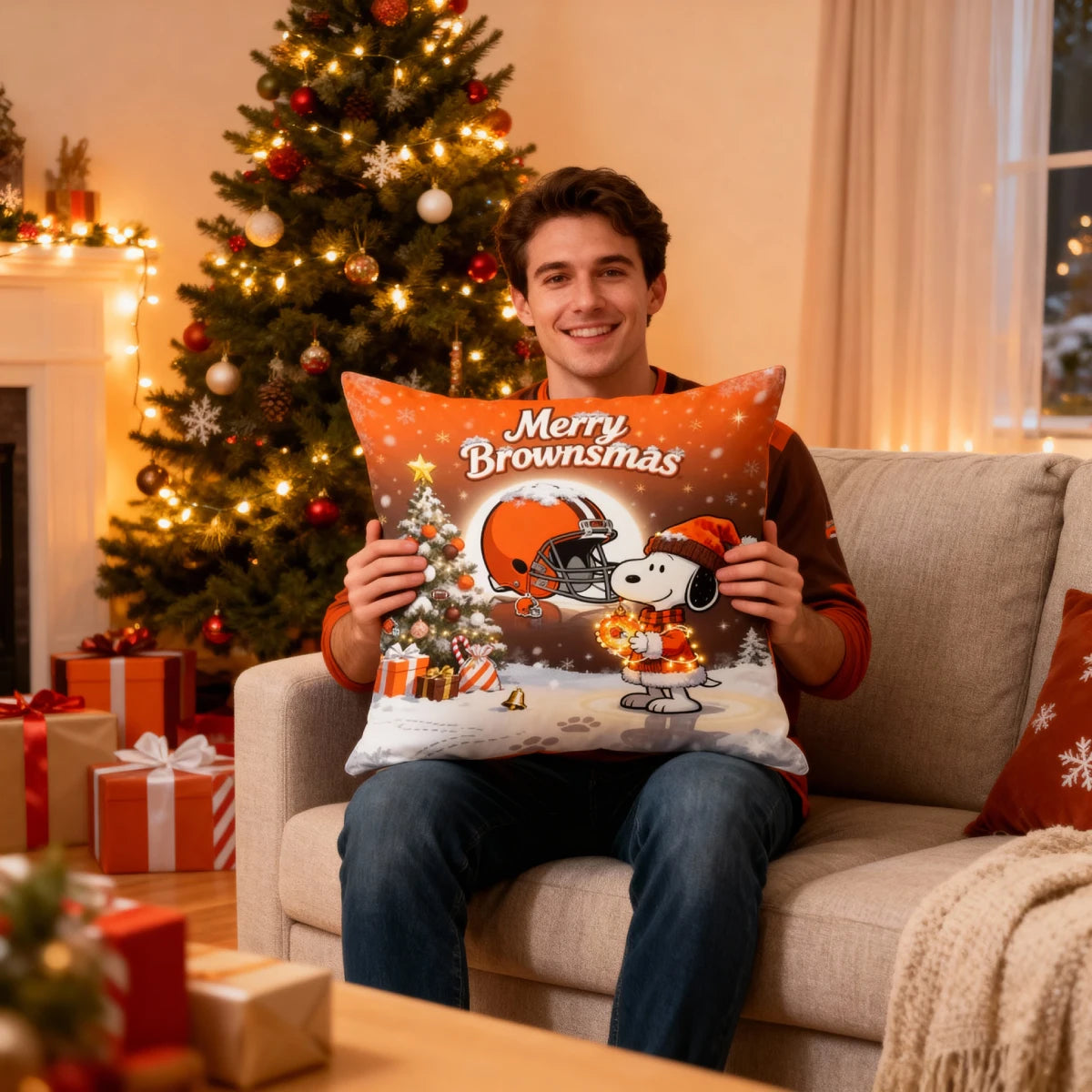 CB x SNP | Premium Christmas Fleece Blanket & Throw Pillow