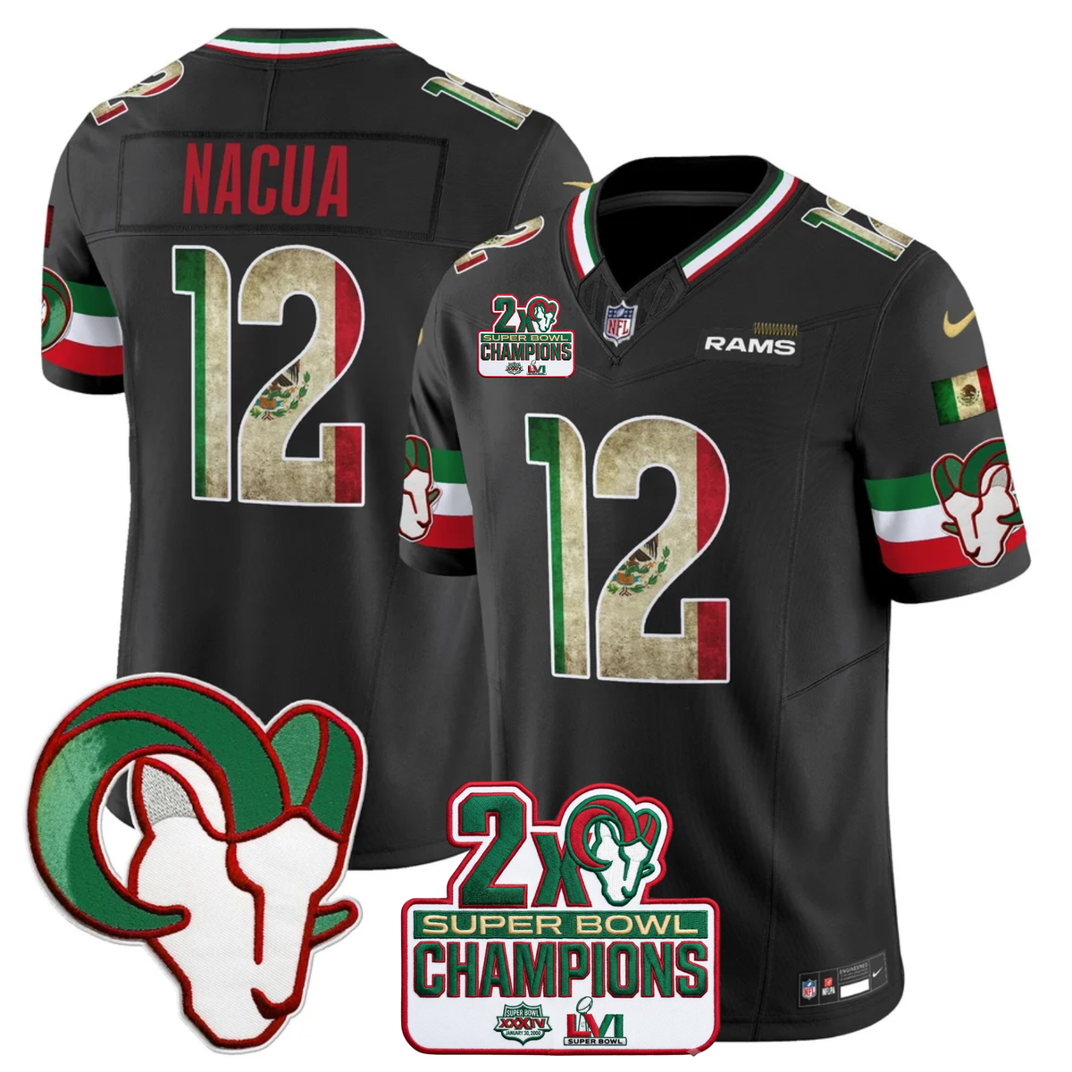 LAR Mexico Edition Vapor Jersey - Stitched