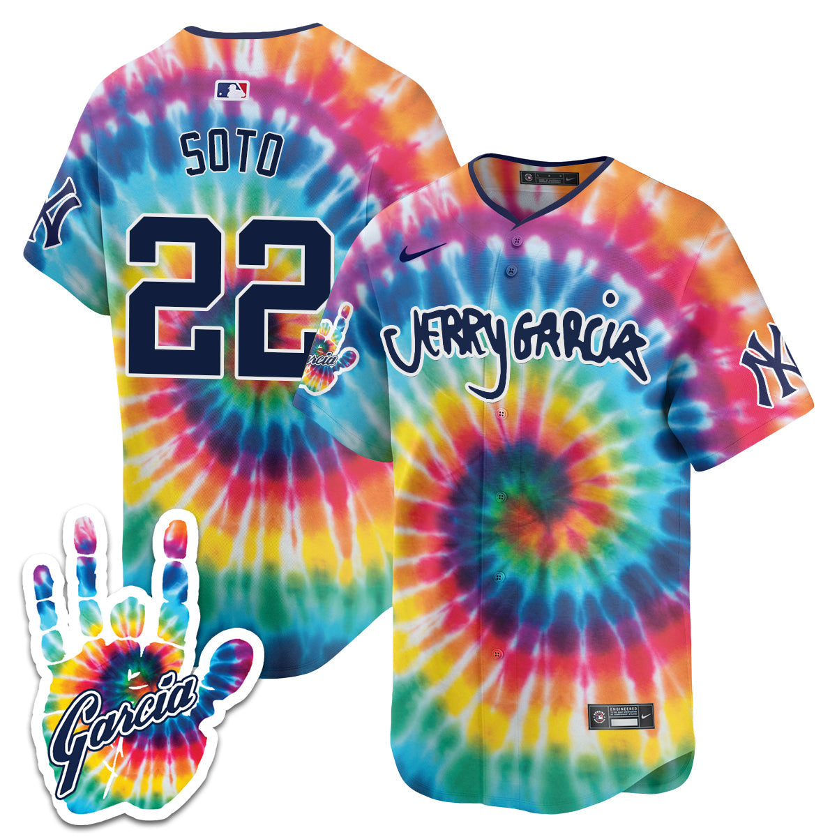 Yankees Jerry Garcia 2024 Limited Jersey V2 - Printed