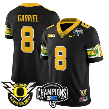 Oregon Ducks 2024 Big Ten Champions Jersey V3 - All Stitched