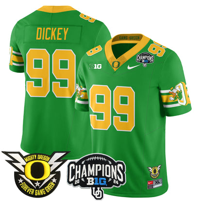 Oregon Ducks 2024 Big Ten Champions Jersey V3 - All Stitched