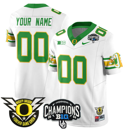 Custom Oregon Ducks 2024 Vapor Limited Jersey - All Stitched