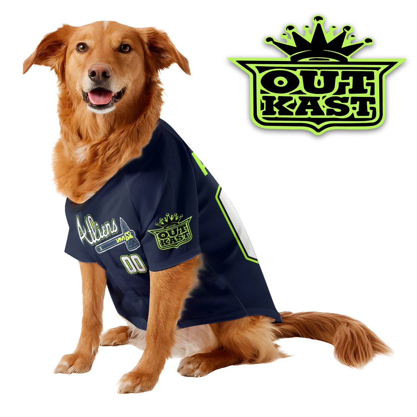 Braves Atliens Pet Coat - Gifts for Pet Lovers