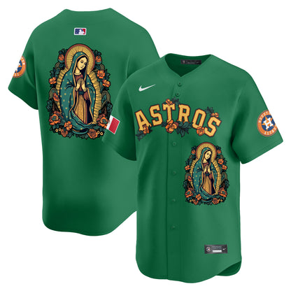 Astros Mexico Guadalupe Vapor Premier Limited Jersey - Printed