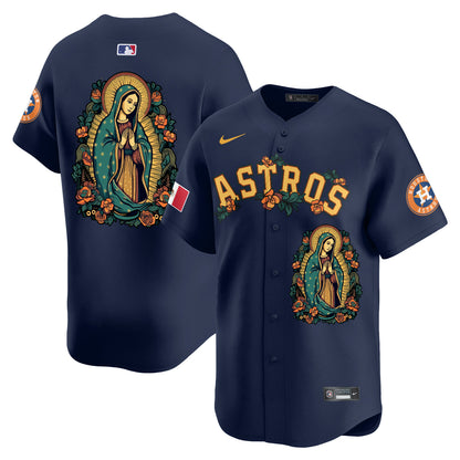 Astros Mexico Guadalupe Vapor Premier Limited Jersey - Printed