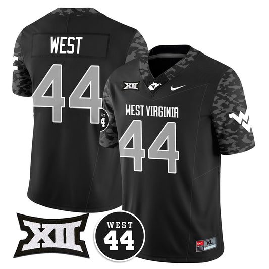 West Virginia Mountaineers 2024 Vapor Limited Jersey - All Stitched - Honor Jerry West