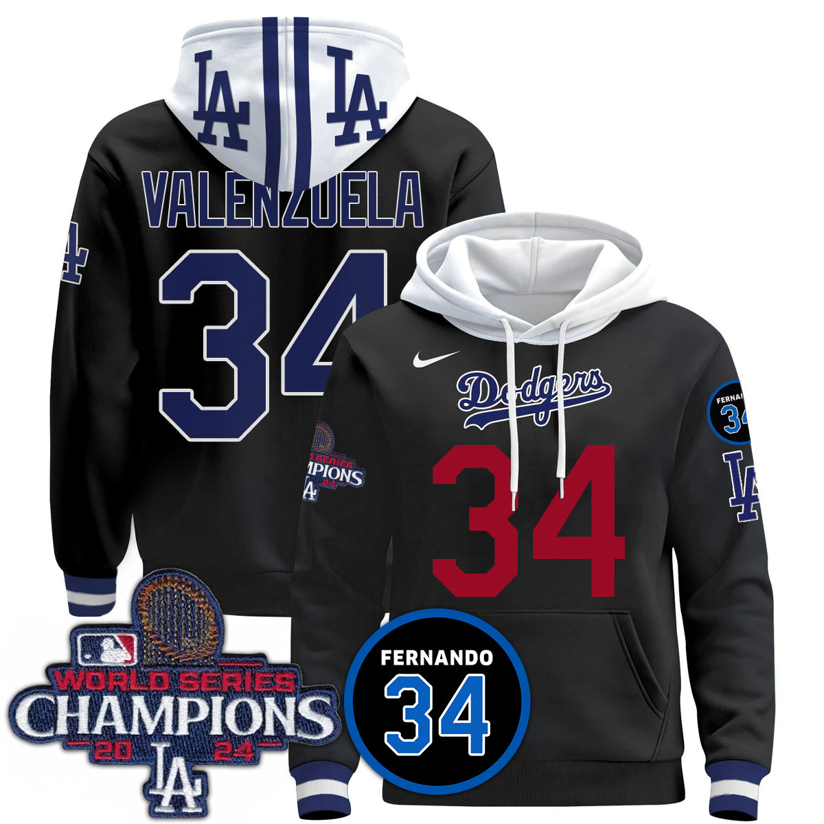 Dodgers World Series Champions 2024 Hoodie