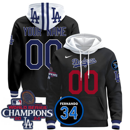 Custom Dodgers World Series Champions 2024 Hoodie