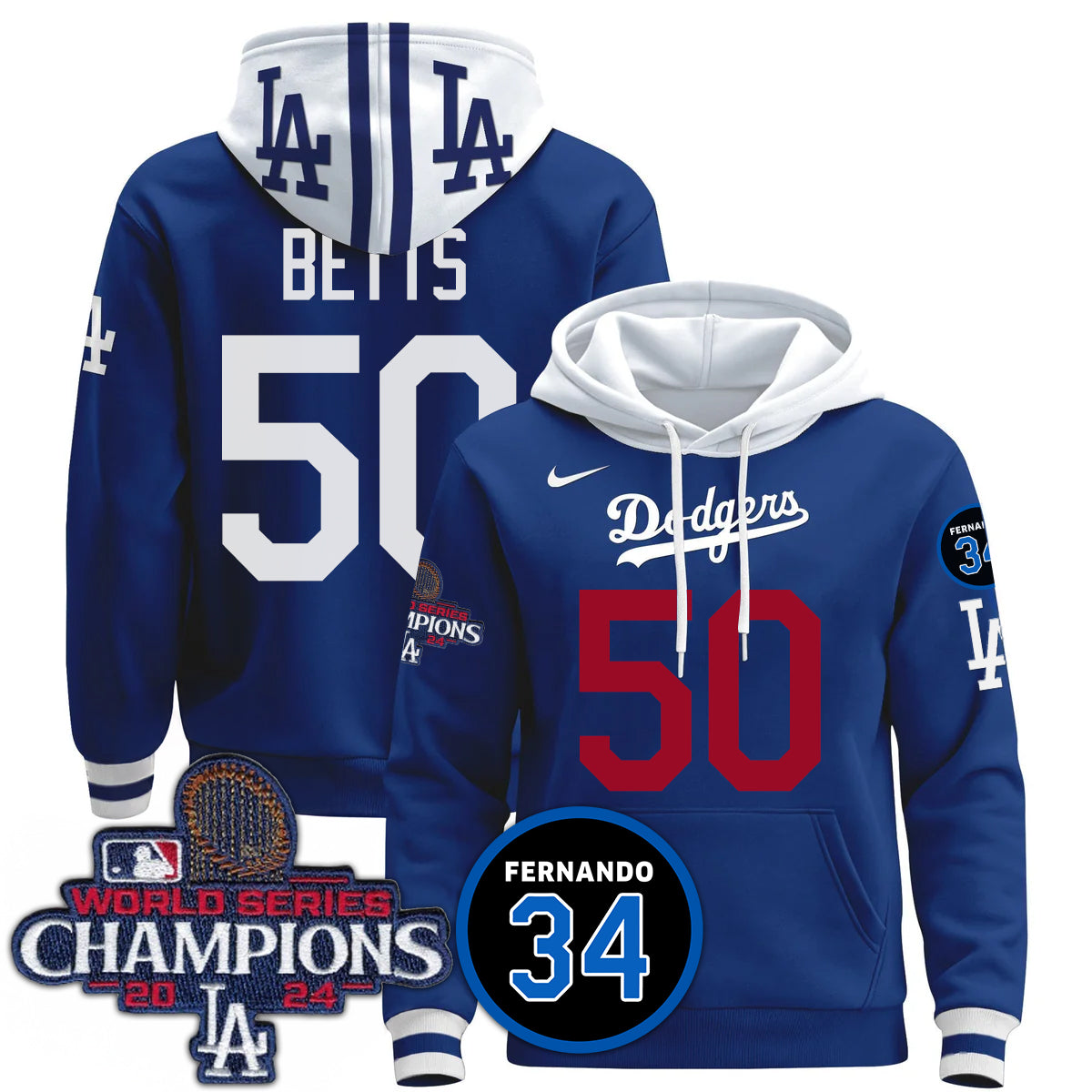 Dodgers World Series Champions 2024 Hoodie