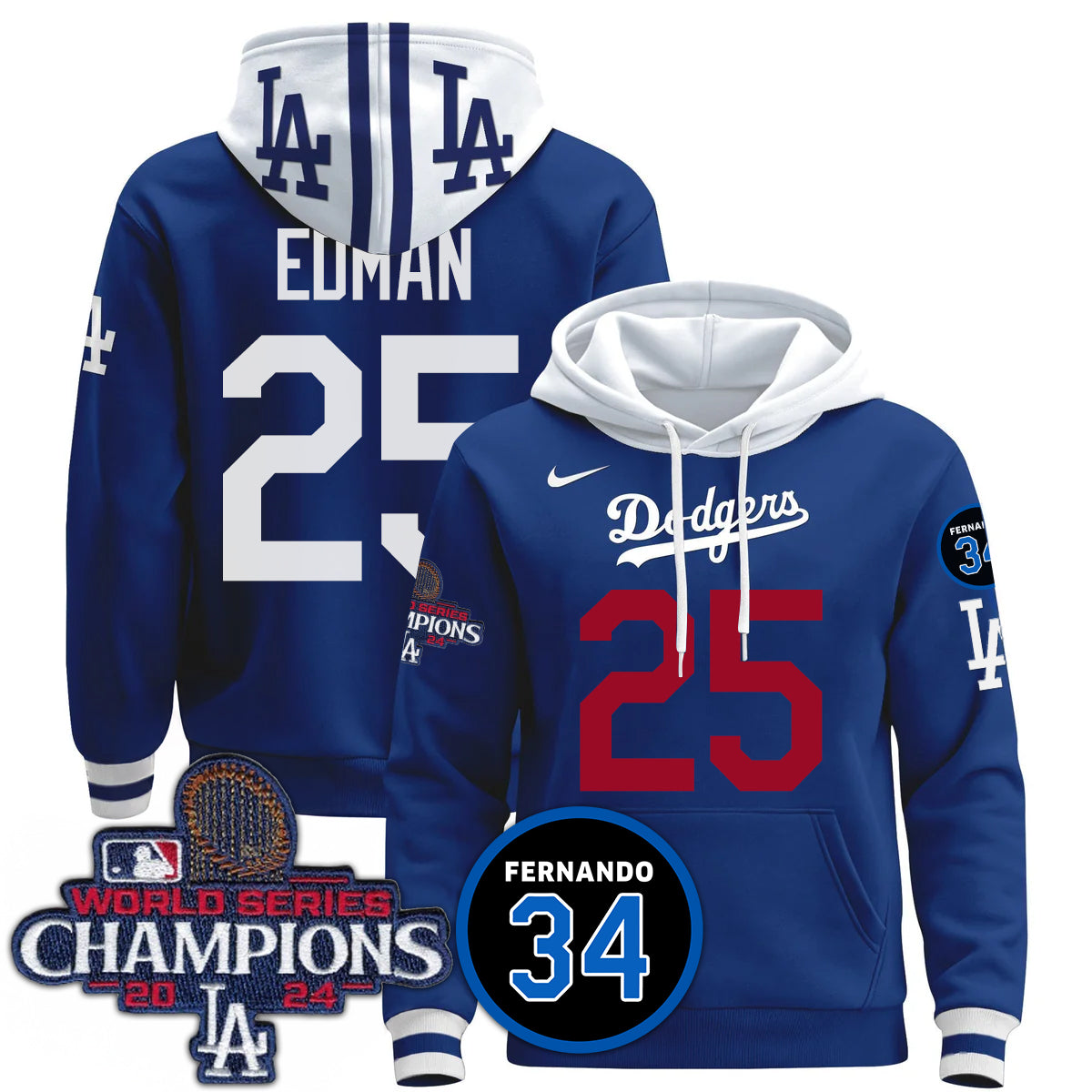 Dodgers World Series Champions 2024 Hoodie