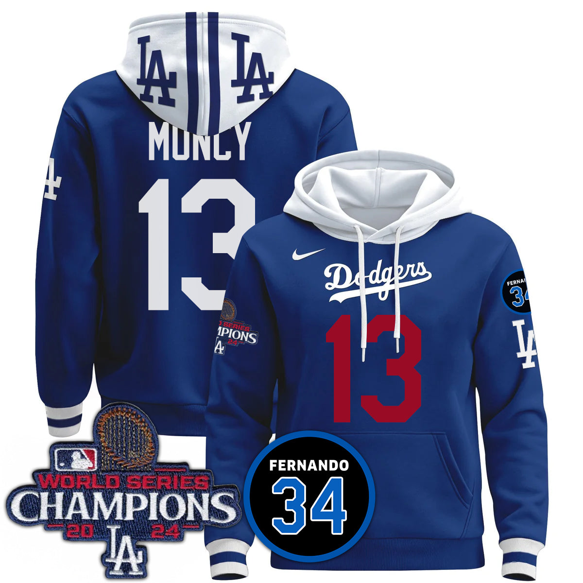 Dodgers World Series Champions 2024 Hoodie