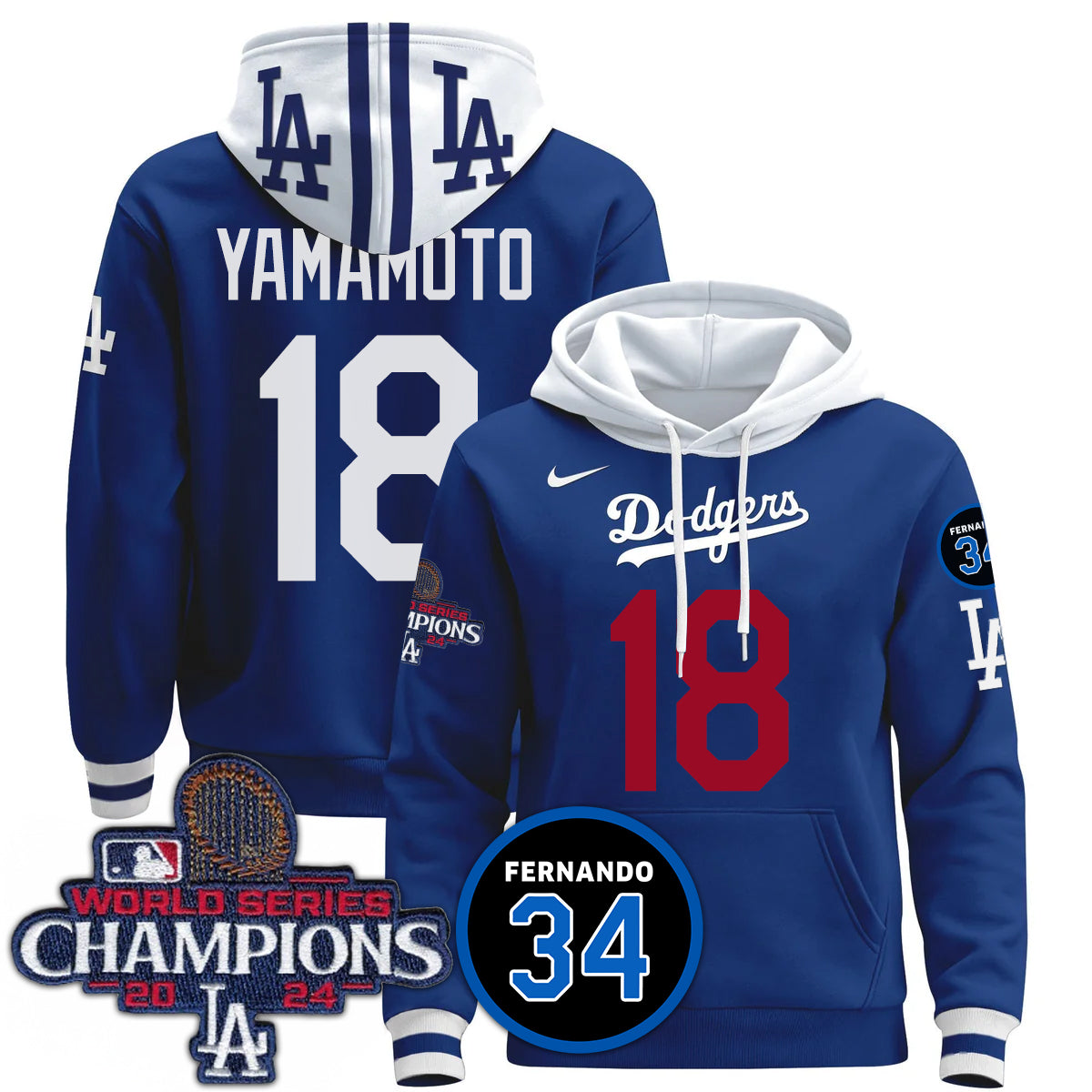 Dodgers World Series Champions 2024 Hoodie