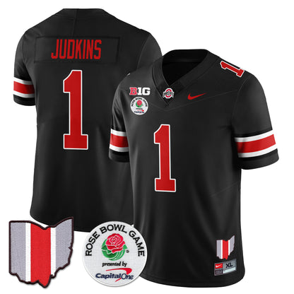 Ohio State Buckeyes 2024 Rose Bowl Vapor Limited Jersey - All Stitched