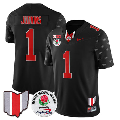 Ohio State Buckeyes 2024 Rose Bowl Vapor Limited Jersey - All Stitched