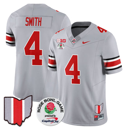 Ohio State Buckeyes 2024 Rose Bowl Vapor Limited Jersey - All Stitched