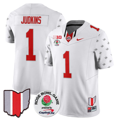 Ohio State Buckeyes 2024 Rose Bowl Vapor Limited Jersey - All Stitched