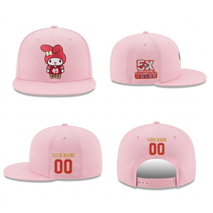 SF x Pink Sanrio Friends Personalized Snapback Cap - Printed