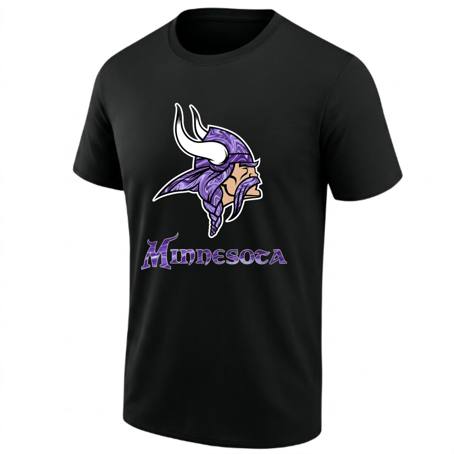 MV Fan Gear Purple Chrome Edition One Side Printed T-Shirt