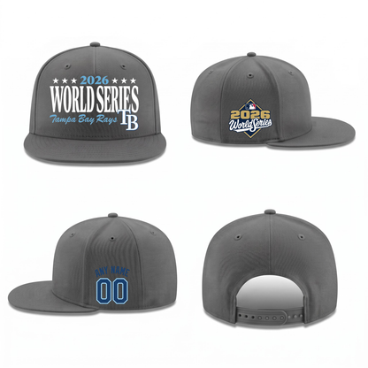TBR American League Champions Personalized Snapback Cap - Printed V4