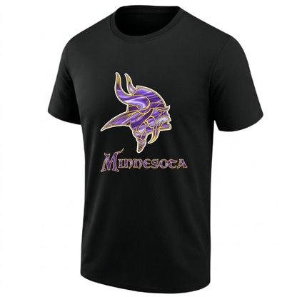 MV Fan Gear Purple Chrome Edition One Side Printed T-Shirt