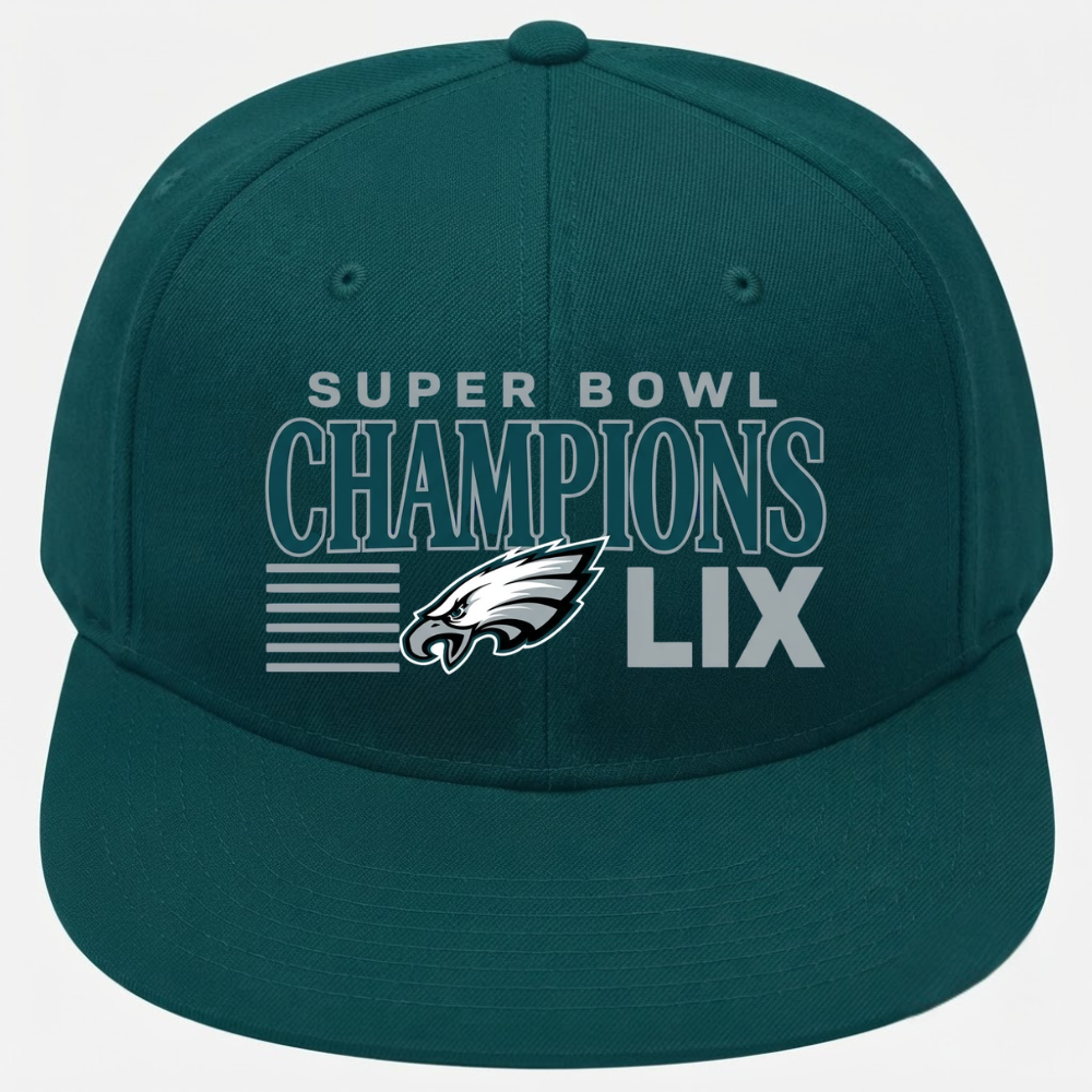 PHI Super Bowl Champions Snapback Cap - Printed