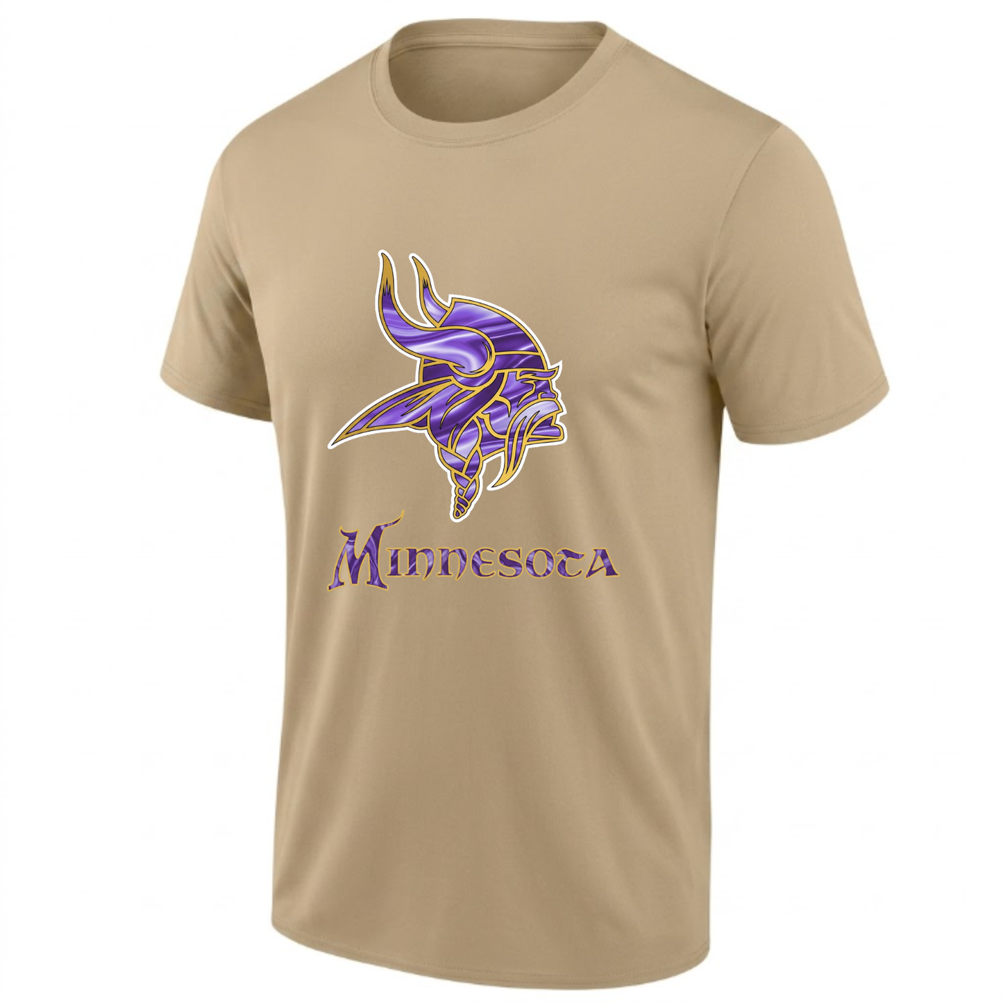 MV Fan Gear Purple Chrome Edition One Side Printed T-Shirt
