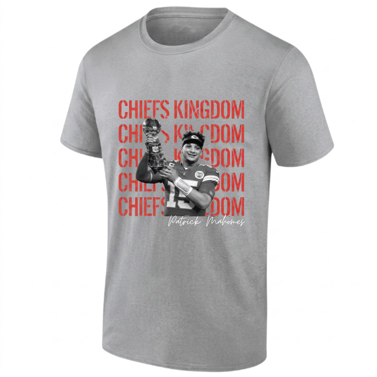 KC Patrick Mahomes One Side T-Shirt - Printed