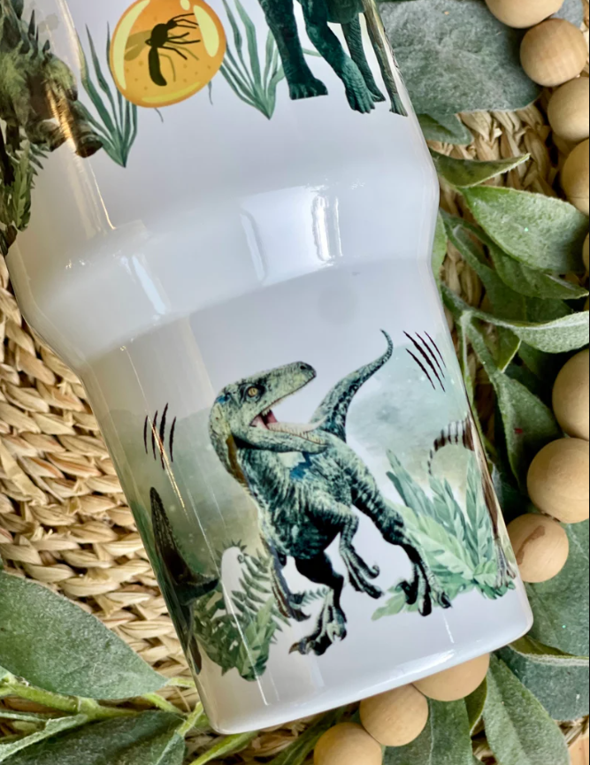 Jurassic Dinosaurs Printed 40oz Tumbler- 406TTTB043