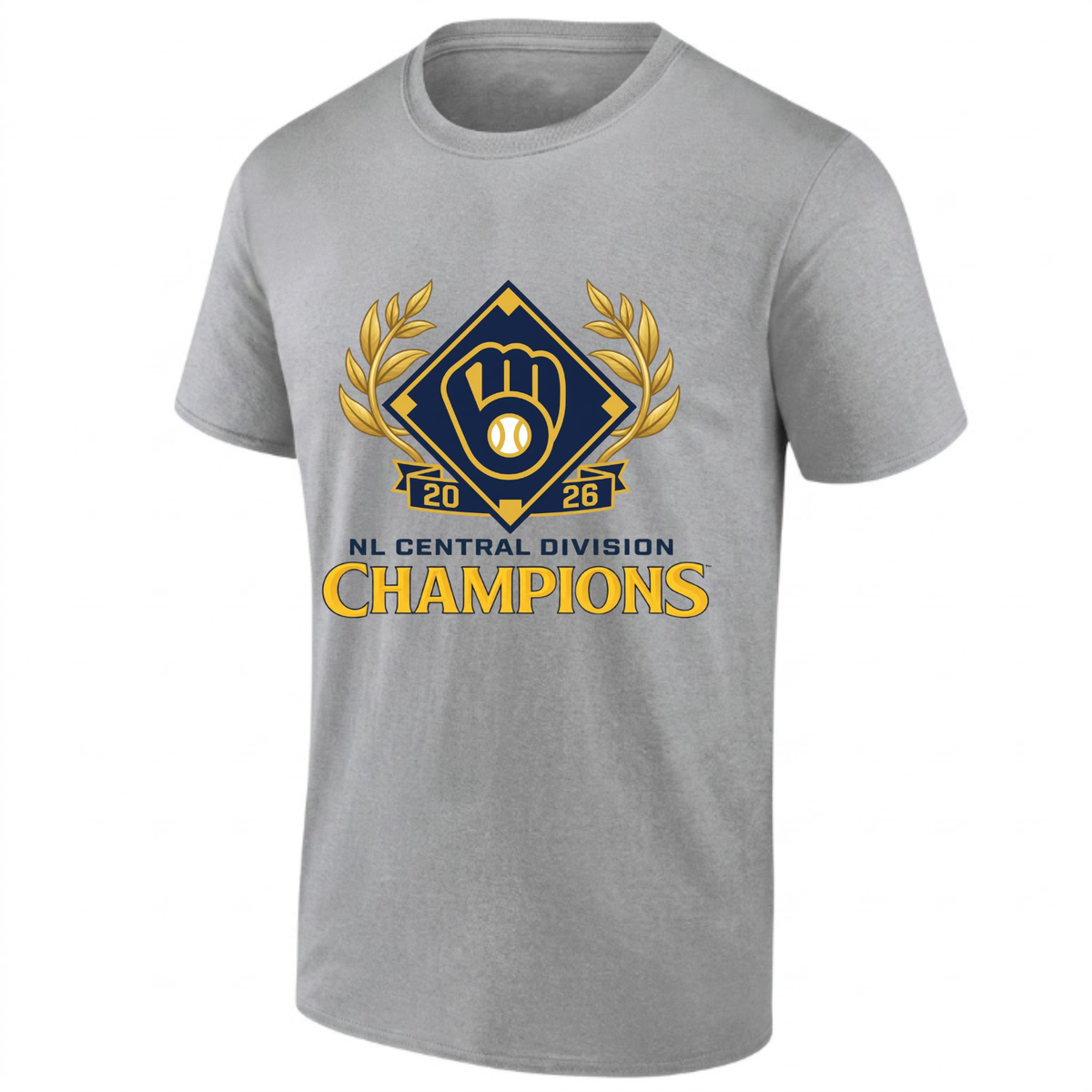 MIL 2026 NL CENTRAL CHAMPS One Side T-Shirt - Printed V4