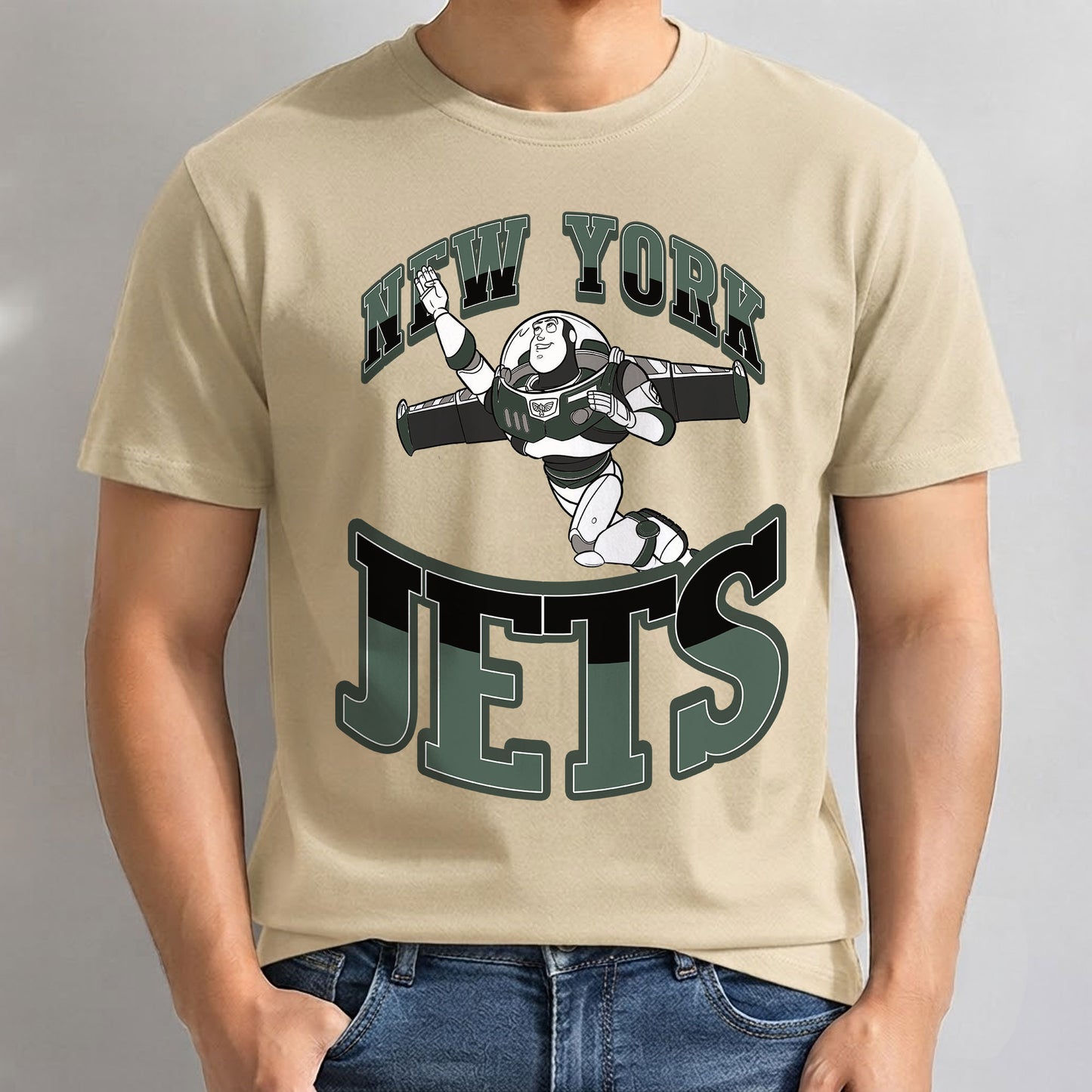 NYJ x Gang Green Edition One Side Printed T-Shirt