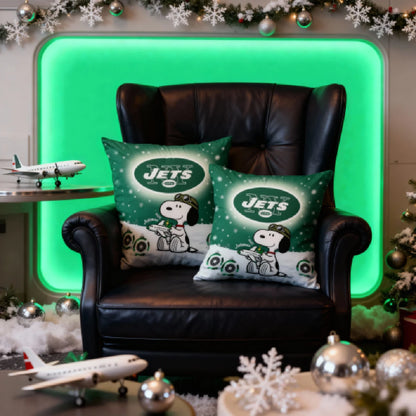 NYJ x SNP | Premium Christmas Fleece Blanket & Throw Pillow