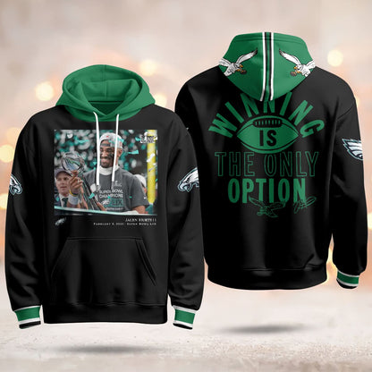 Philadelphia Eagles Super Bowl LIX Champions Hoodie - Printed