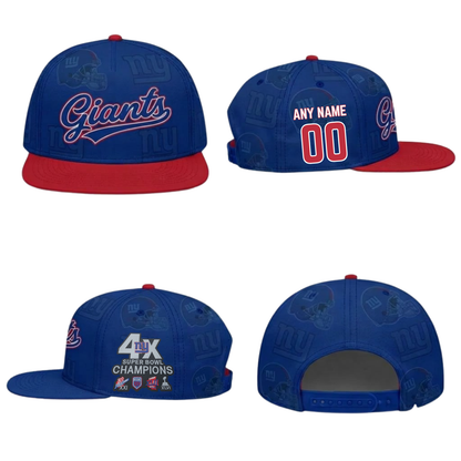 NYG Personalized Snapback Cap - Printed