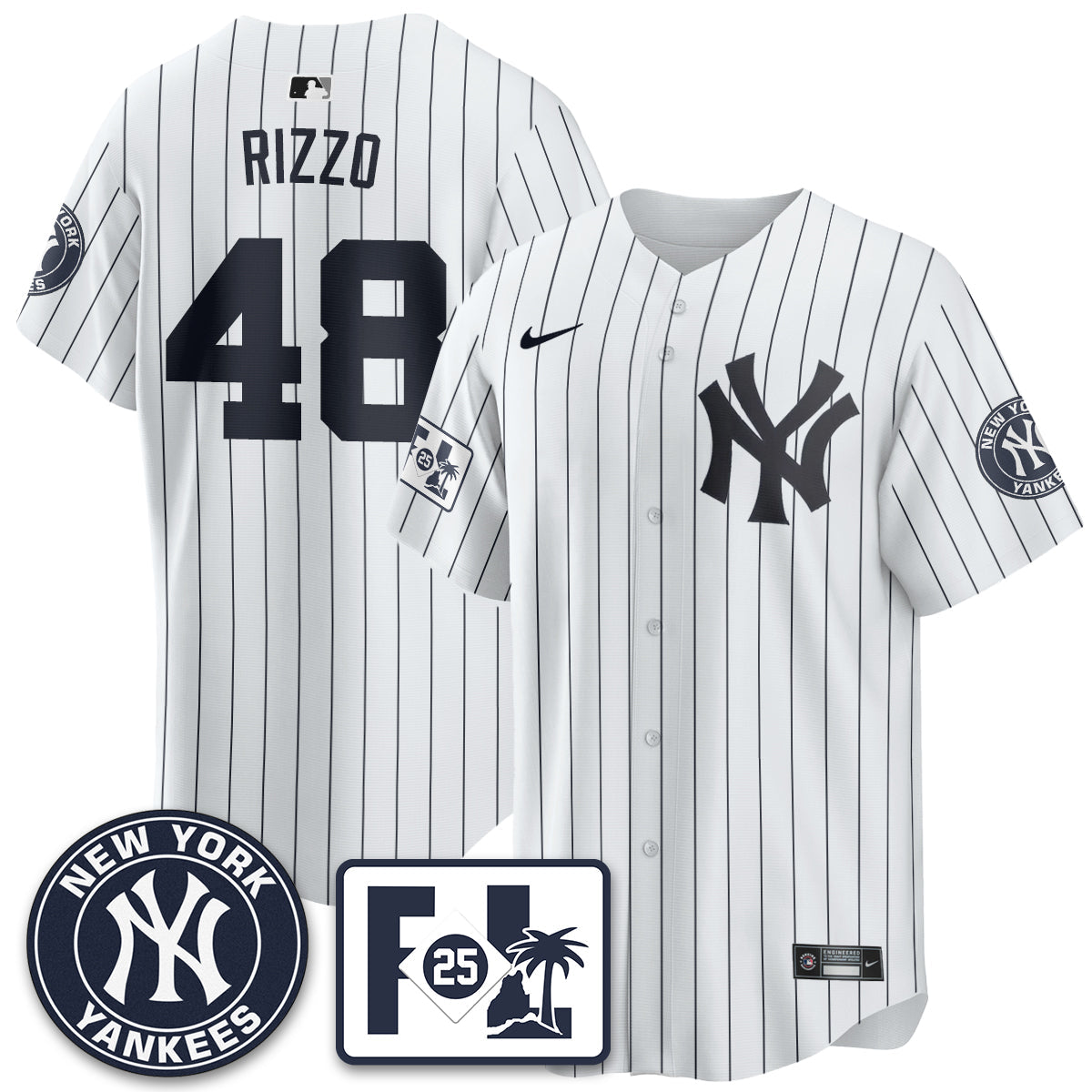 New York Yankees 2025 Spring Training Jersey - All Stitched