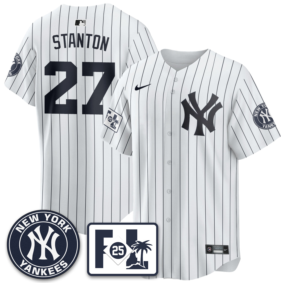 New York Yankees 2025 Spring Training Jersey - All Stitched