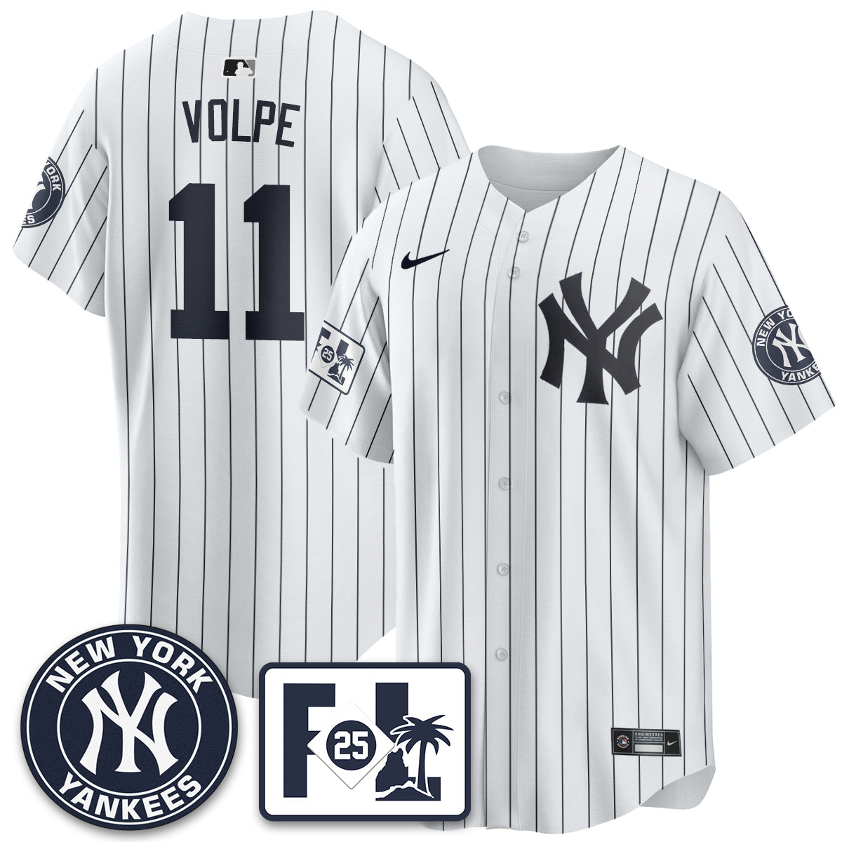 New York Yankees 2025 Spring Training Jersey - All Stitched