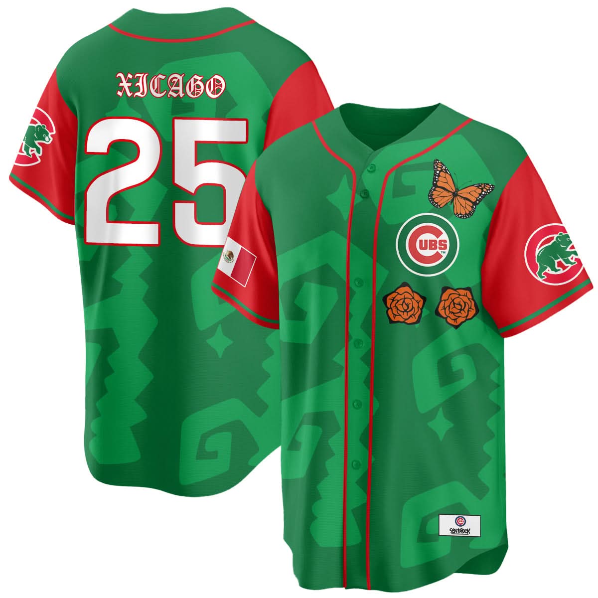 Chicago Cubs "Xicago" Mexican Heritage Jersey - All Stitched