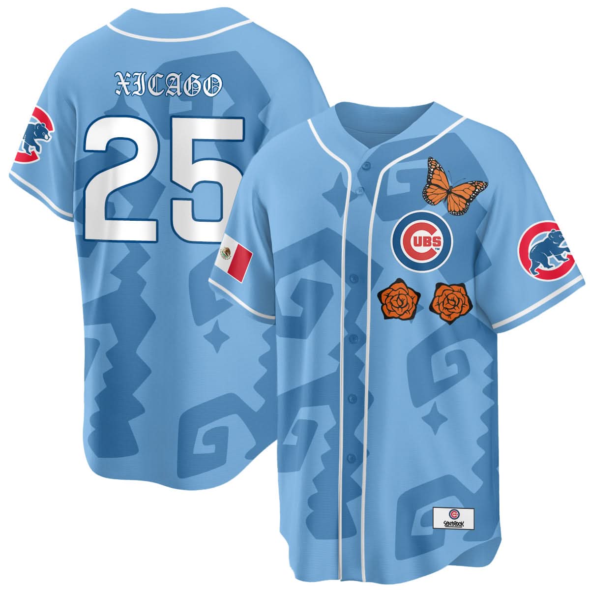 Chicago Cubs "Xicago" Mexican Heritage Jersey - All Stitched