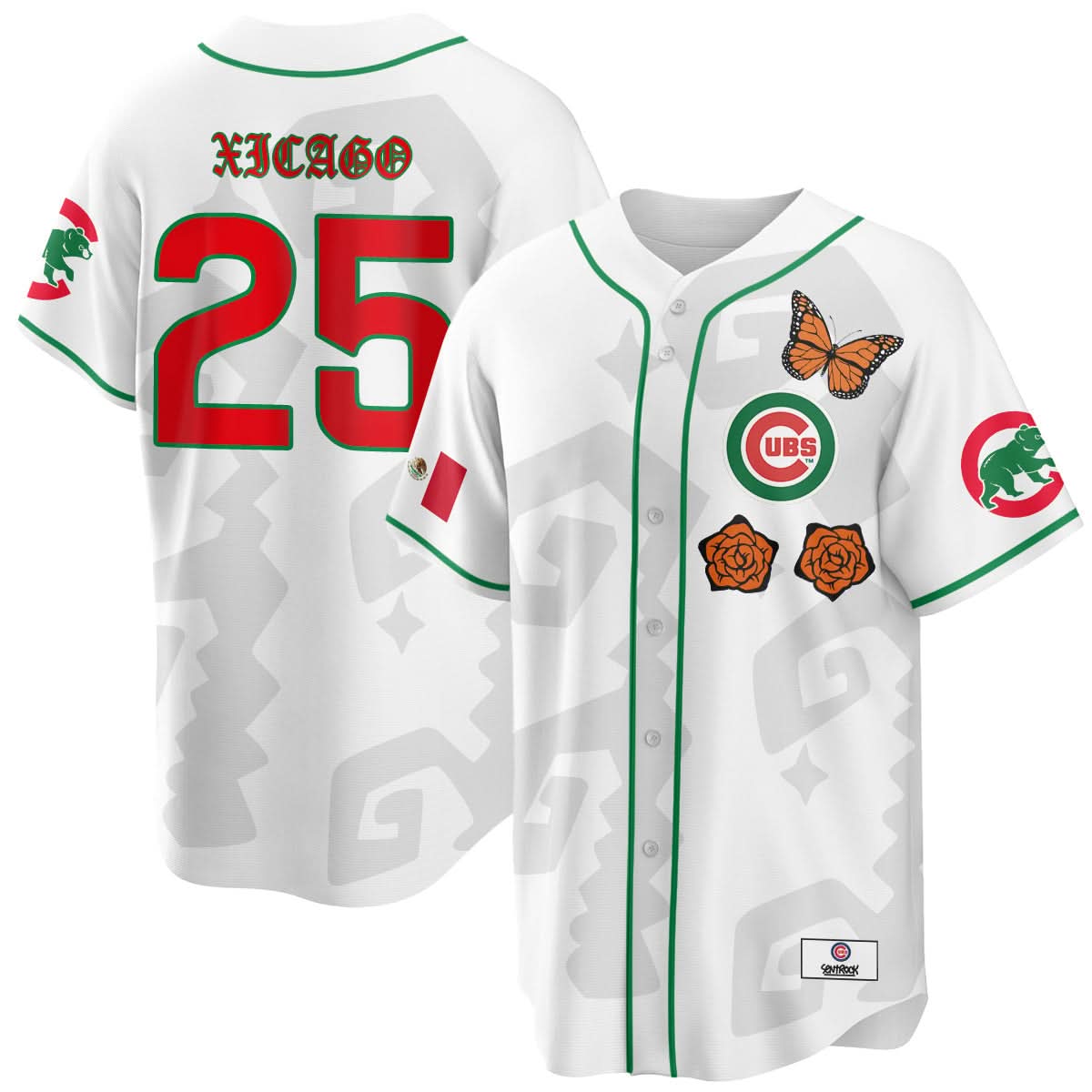 Chicago Cubs "Xicago" Mexican Heritage Jersey - All Stitched