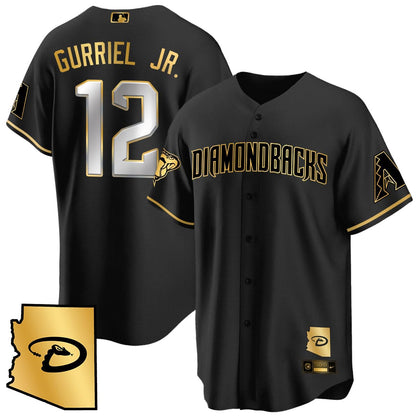 Arizona Diamondbacks Black Alternate Limited Jersey - All Stitched