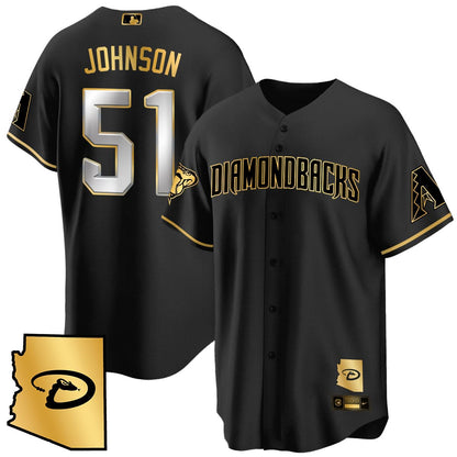 Arizona Diamondbacks Black Alternate Limited Jersey - All Stitched