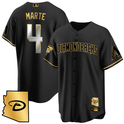 Arizona Diamondbacks Black Alternate Limited Jersey - All Stitched