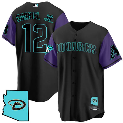 Arizona Diamondbacks Black Alternate Limited Jersey - All Stitched