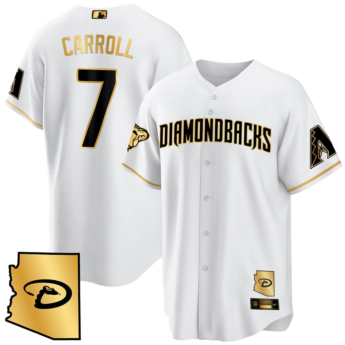 Arizona Diamondbacks Black Alternate Limited Jersey - All Stitched