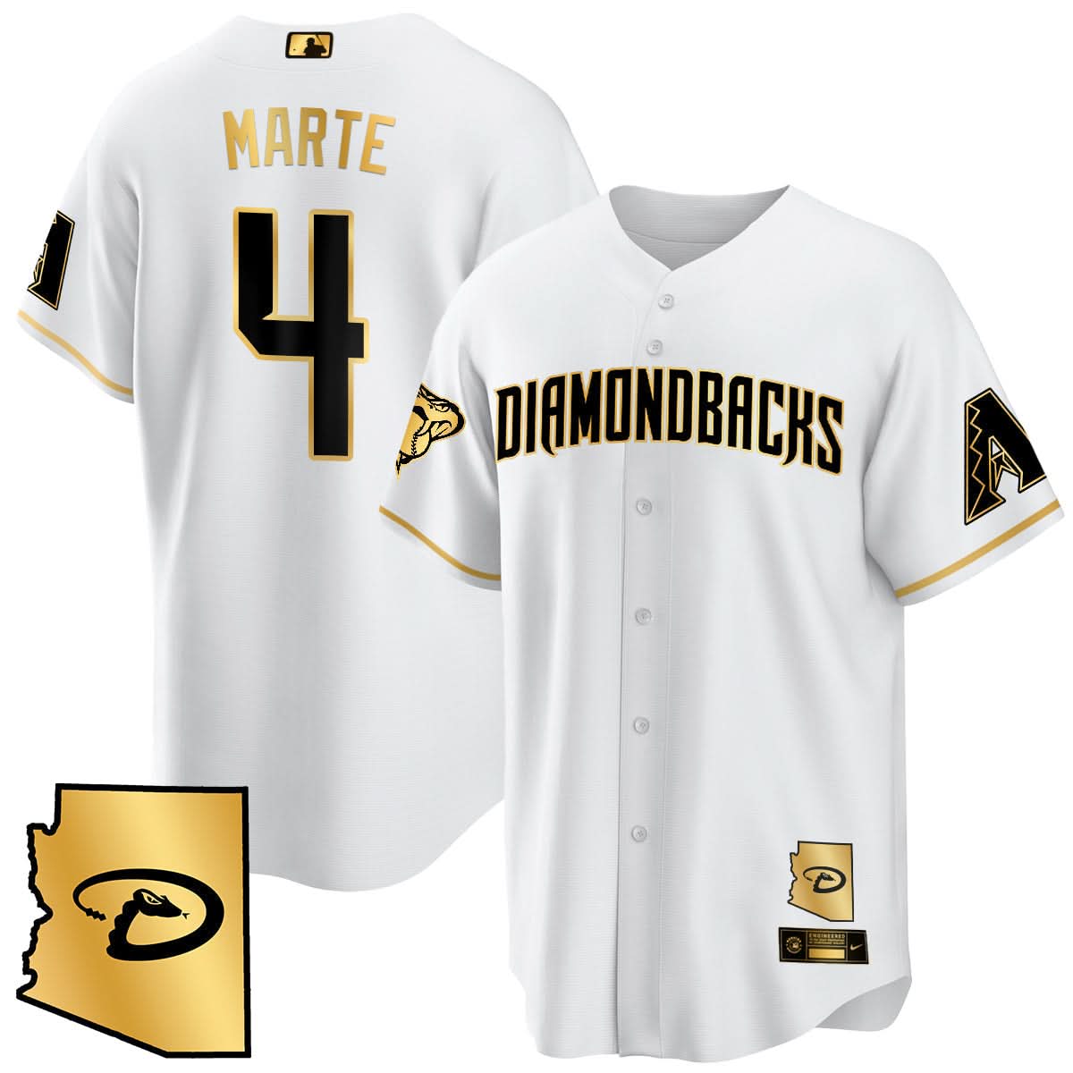 Arizona Diamondbacks Black Alternate Limited Jersey - All Stitched