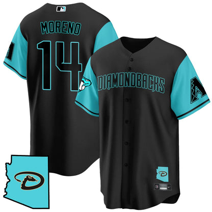 Arizona Diamondbacks Black Alternate Limited Jersey - All Stitched