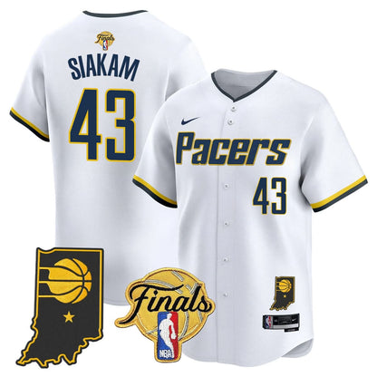 Indiana Pacers 2025 Finals Vapor Baseball Jersey N3 - All Stitched