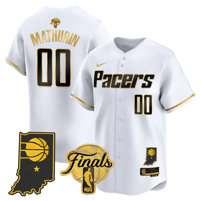 Indiana Pacers 2025 Finals Vapor Baseball Jersey N3 - All Stitched
